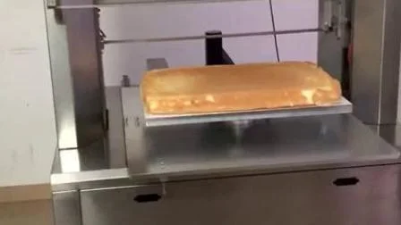 Trancheuse à gâteau entièrement automatique avec système de contrôle PLC numérique