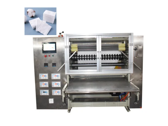 Rectangle Cotton Pad Slicing High Speed ​​1800 2000PCS Hot Sales Cotton Pad Making Machine